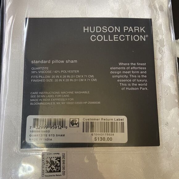 Hudson Park Collection Quartzite Standard Sham - Picture 6 of 6